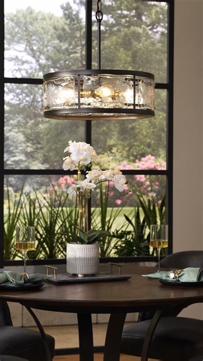 6.9K views · 31 reactions | Now trending: statement lighting  Go big in your home with large pendants above your kitchen island or dining table, and create art overhead! Watch and see how to get the look. #myLampsPlus Shop pendant lighting: https://bit.ly/3Rm4UrQ. Featured: Campanelli Bronze & Brass Drum Pendant Light- Style 53Y10 Camden Black & Brass Ceiling Pendant- Style 54A29 | Lamps Plus | Facebook