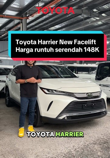 Toyota Harrier New Facelift Harga Serendah RM145,000