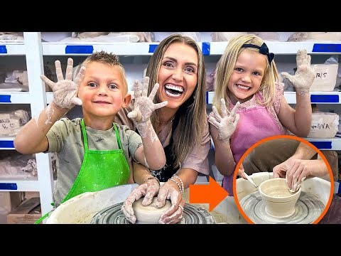 ⭐ Kids Pottery Adventure! Creative Clay Fun, Easy Projects, and Messy Family Craft Time 🎨