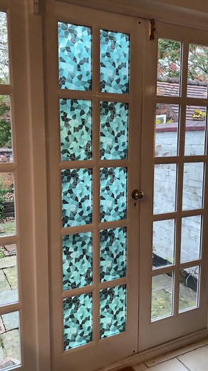DIY Stained Glass Vinyl Window Film Project