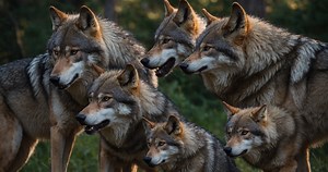 Terrifying Moment A Pack Of Wolves Starts Charging At Hunter