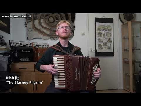 Irish session tunes: The Blarney Pilgrim (jig) on piano-accordion