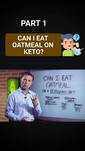 Dr. Eric Berg (@drbergofficial) - Can I Eat Oatmeal on Keto? Explained by Dr. Berg