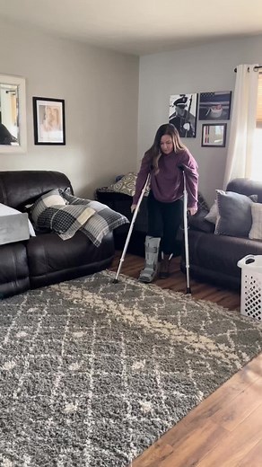 First Time Walking After Ankle Surgery Recovery!
