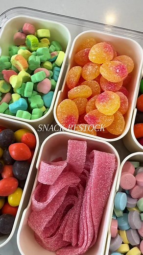 Snack Box Restock for Babysitter: Satisfying ASMR Candy Chocolate Video