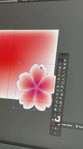 Easy Adobe Illustrator Tutorial: Gradient Flowers 🌸