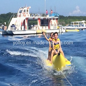 [Hot Item] Factory Customized Inflatable Banana Boat for Amusement Park Water Games