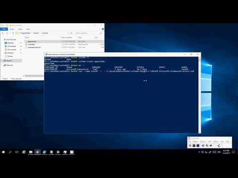 How To Create A Shared Volume For Windows Server Container With Docker Container