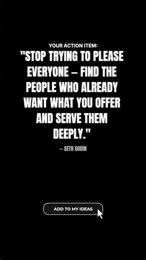 Serve Your Tribe, Not Everyone — Seth Godin