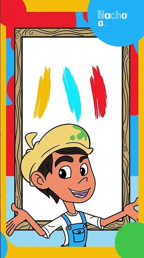 Los COLORES primarios | Amarillo, Azul y Rojo | Aprende con Nacho