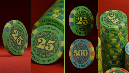 Premium Poker Chip Collection - Nanoise ID