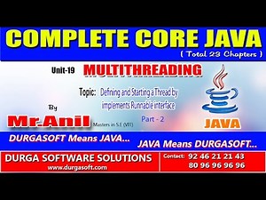 Multithreading - Defining and Starting a Thread by implements Runnable interface Part - 2