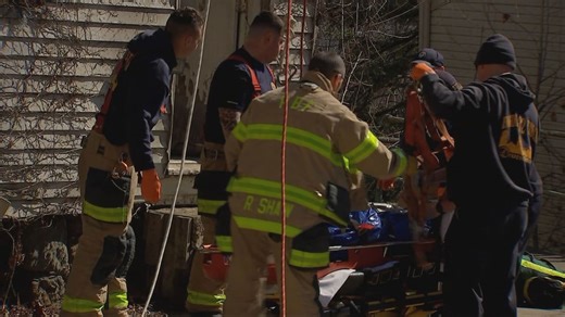 Woman rescued through window of unstable Pittsburgh home