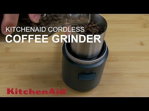 Grind Anywhere! KitchenAid Go Cordless Coffee Grinder Setup