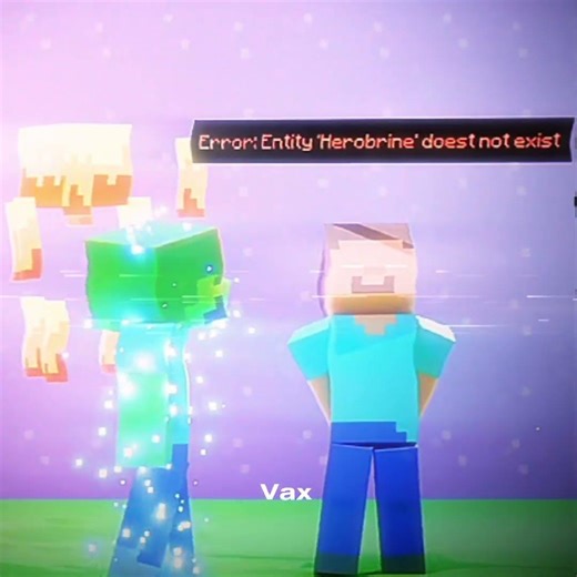 “Entity ‘Herobrine’ does not exist” 💀 | Herobrine edit | #fypシ #edit #trending #viral #minecraft