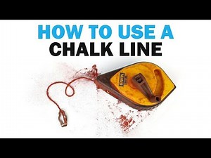 How to Use a Chalk Line | DIY