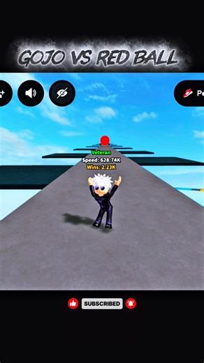 Speed clicker funny gameplay by Gojo 😂👻😂#roblox #robloxshorts #funny #trending #cute #gojo #youtube