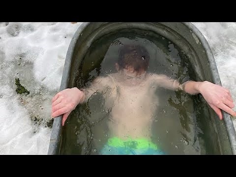 Attempting worlds hardest underwater ice bath challenge