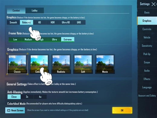 Best Graphics Settings and Tips for PUBG Mobile