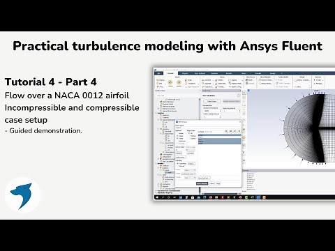 Turbulence modeling with Ansys Fluent | Flow over a NACA 0012 airfoil - Part 4