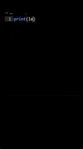 What Does Len Do In Python