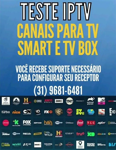 TESTE IPTV PARA TV BOX E TV SMART.