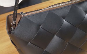 snm leatherworks手工制作编织单肩包