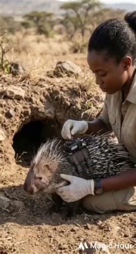 Inside an African Porcupine Burrow | Real Micro Camera Footage (POV)