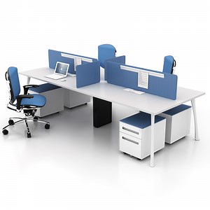 [Hot Item] Contemporary Office Workstations Staff Tables 2 4 6 Person Office Desk Furniture