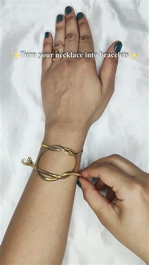 Turn your snake chain into smart bracelets 💃