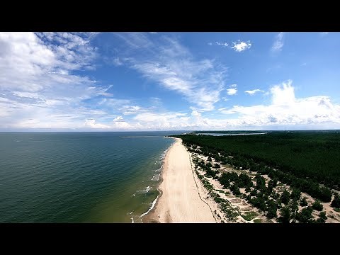 Gdańsk Stogi - Najpiękniejsza Plaża nad Morzem Bałtyckim || 4K || Z lotu Ptaka ||