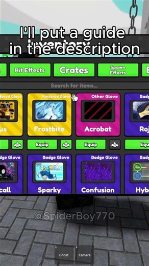 I got the camera glove! (Guide in Description!)
