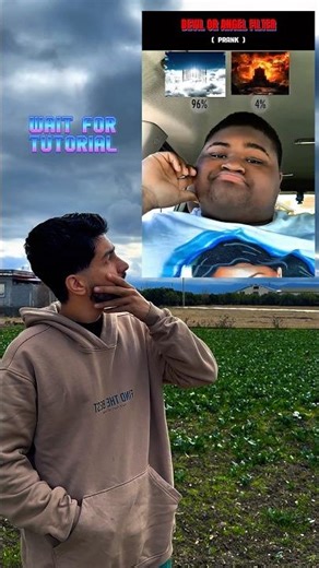 Tutorial Filter Devil or Angel 😁 #youtube #shorts #viralreels #trollface #trending