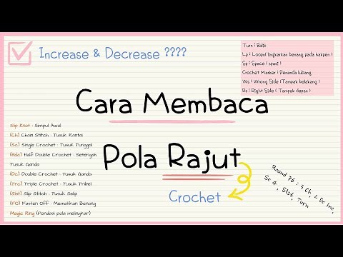 Cara Membaca Pola Rajut (kelas rajut dasar ep.6)