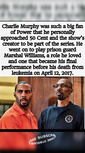 Charlie Murphy's final role: Power prison guard—he asked 50 Cent himself. 🎬❤️#CharlieMurphy #PowerTV