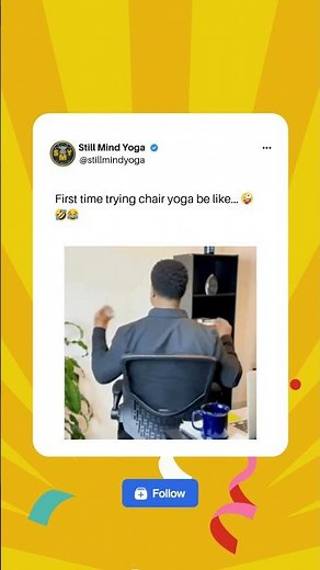 Funniest Chair Yoga Meme on the Internet! 🪑🤣 #shorts