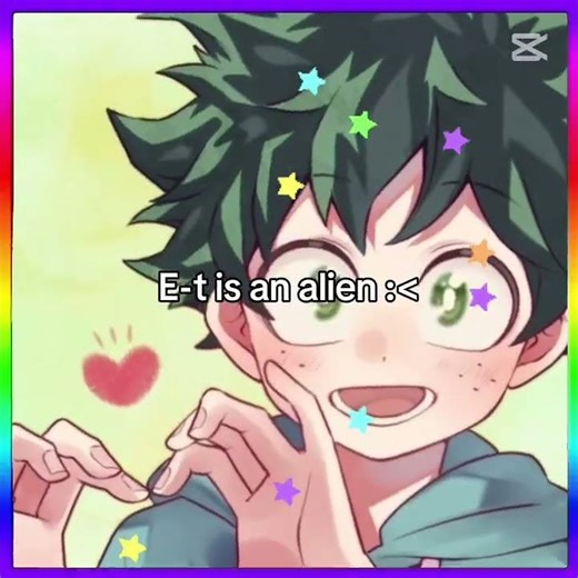 midoriya is an alien?! @strawberrybunny128_playz