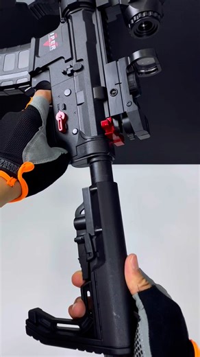 This is an AR15 serial water bomb toy gun.#gelblaster #toys #airsoft
