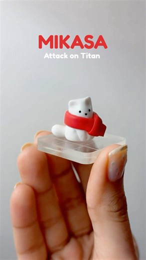 This anime-inspired clay is oddly satisfying 🥹 #shorts #clayart