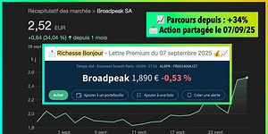 (PEA) L'action pourrait rapporter GROS !