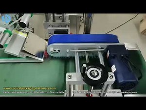 Box carton sticker at corner automatic labeling machine