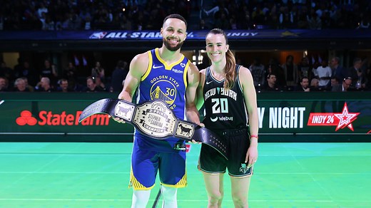 Stephen Curry edges Sabrina Ionescu in landmark 3-Point Challenge at All-Star Weekend