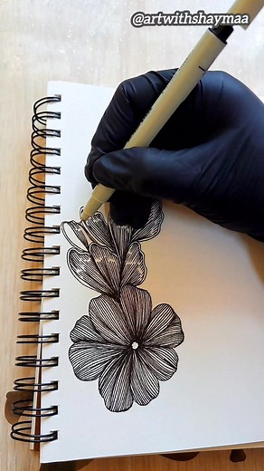 Meditative line art | line art doodle #lineart #zentangleart #drawing #fblifestyle #abstractart #art #mindfuldoodling #artwork #viral #foryou #meditativeart | Art with shaymaa