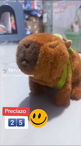 Capibara Musical: Peluche que Camina y Emite Sonidos