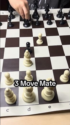 This 3-move checkmate is way too clean ♟️ #chess #chessgame #checkmate #shorts