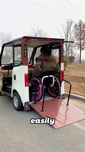 Though unable to walk, her skill at the wheel is second to none