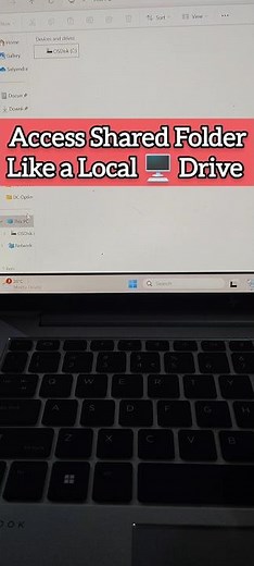 🔥🖥️Access share folder as Drive - Map network drive #windows #microsoft #share #folder #itparivar