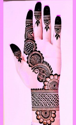 Arabic Mehandi design for hands Easy Mehndi design | Mehndi Design