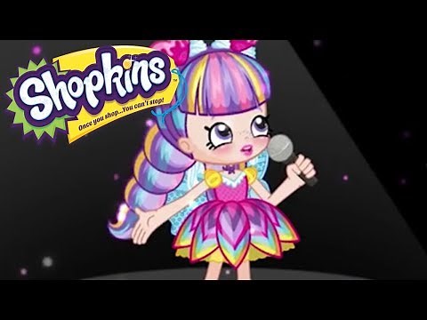 SHOPKINS Cartoon - SPARKING SPOTLIGHT SINGER | Cartoons For Children