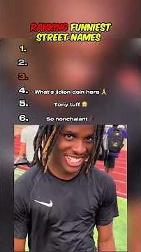 Ranking FUNNIEST Street Names!